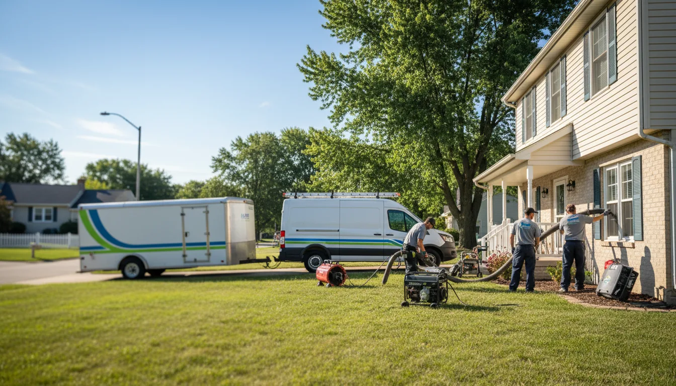 Flooded Basement Restoration And Cleanup With Repair in Itasca, IL near me